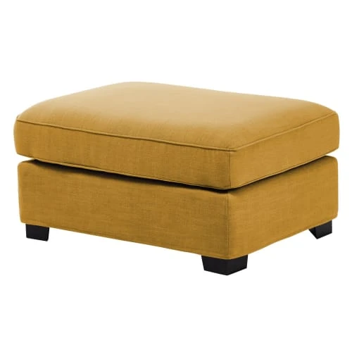 Maisons Du Monde Poufs Pouf Pour Canapé Modulable Jaune Moutarde 2 Maisons Du Monde Poufs Pouf Pour Canapé Modulable Jaune Moutarde – Image 2