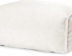 Sitting Point Poufs Pouf Repose Pied Carré Fourrure Douce Beige 55x65x35cm -Fauteuils, poufs et repose-pieds Soldes pouf repose pied carre fourrure douce beige 55x65x35cm 3