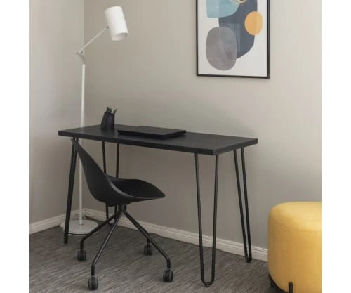 Meubles & Design Poufs Pouf Rond En Tissu Pieds Métal Jaune 2 Meubles & Design Poufs Pouf Rond En Tissu Pieds Métal Jaune – Image 2