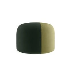 Potiron Paris Poufs Pouf Rond En Velours Bicolore Rouge -Fauteuils, poufs et repose-pieds Soldes pouf rond en velours bicolore vert