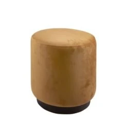 Leitmotiv Poufs Pouf Rond En Velours Bleu Denim 10 Leitmotiv Poufs Pouf Rond En Velours Bleu Denim -Fauteuils, poufs et repose-pieds Soldes pouf rond en velours ocre