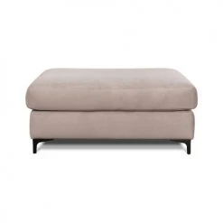 Maison Aubertin Poufs Pouf Salon Velours Beige