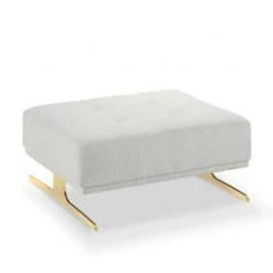 Micadoni Home Poufs Pouf Tissu Structuré Beige Clair -Fauteuils, poufs et repose-pieds Soldes pouf tissu structure gris clair