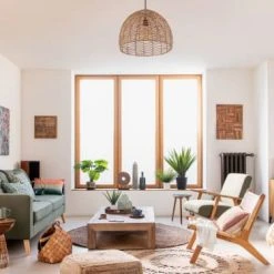 Maisons Du Monde Poufs Pouf Tressé En Chanvre -Fauteuils, poufs et repose-pieds Soldes pouf tresse en chanvre 1000 7 21 190220 9