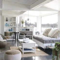 Maisons Du Monde Poufs Pouf Tressé En Jute Et Coton Blanc 30x60cm 11 Maisons Du Monde Poufs Pouf Tressé En Jute Et Coton Blanc 30x60cm -Fauteuils, poufs et repose-pieds Soldes pouf tresse en jute et coton blanc 30x60cm 1000 13 16 169469 8