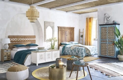 Maisons Du Monde Poufs Pouf Tressé En Jute Et Coton Blanc 30x60cm 5 Maisons Du Monde Poufs Pouf Tressé En Jute Et Coton Blanc 30x60cm – Image 5