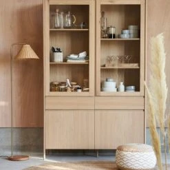 Maisons Du Monde Poufs Pouf Tressé Imprimé Géométrique Beige Et Marron -Fauteuils, poufs et repose-pieds Soldes pouf tresse imprime geometrique beige et marron 1000 2 6 226408 3