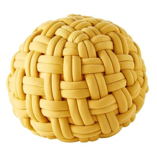 Maisons Du Monde Poufs Pouf Tressé Jaune 1 Maisons Du Monde Poufs Pouf Tressé Jaune