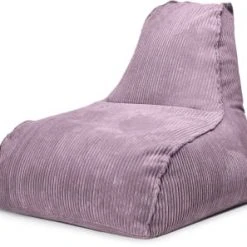 Sitting Point Poufs Pouf Velours Grosse Cote Avec Dossier Mauve 70x80x70cm -Fauteuils, poufs et repose-pieds Soldes pouf velours grosse cote avec dossier mauve 70x80x70cm 2