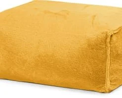 Sitting Point Poufs Repose-pied D'intérieur Aspect Fourrure Gris Clair 55x65x35cm -Fauteuils, poufs et repose-pieds Soldes repose pied d interieur aspect fourrure moutarde 55x65x35cm