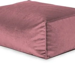 Sitting Point Poufs Repose-pied D'intérieur Aspect Velours Pétrole 55x65x35cm -Fauteuils, poufs et repose-pieds Soldes repose pied d interieur aspect velours vieux rose 55x65x35cm