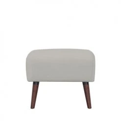 Drawer Repose-pieds En Tissu Bouclette Pieds Bois Foncé Gris Clair -Fauteuils, poufs et repose-pieds Soldes repose pieds en tissu bouclette pieds bois fonce gris clair 2