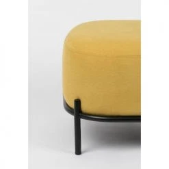 Drawer Repose-pieds En Tissu Jaune -Fauteuils, poufs et repose-pieds Soldes repose pieds en tissu jaune 3