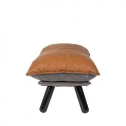 Zuiver Repose-pieds Repose Pieds Simili Cognac -Fauteuils, poufs et repose-pieds Soldes repose pieds simili cognac 4