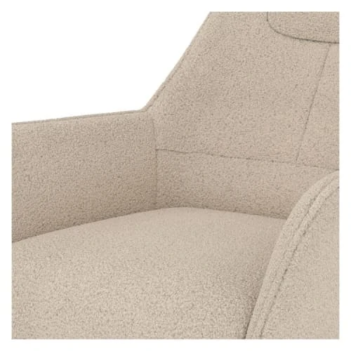 Rendez Vous Déco Fauteuils Rocking-chair Beige Effet Laine Bouclette En Tissu 2 Rendez Vous Déco Fauteuils Rocking-chair Beige Effet Laine Bouclette En Tissu – Image 2