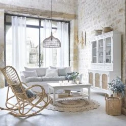 Maisons Du Monde Fauteuils Rocking Chair En Rotin -Fauteuils, poufs et repose-pieds Soldes rocking chair en rotin 1000 0 30 131189 20