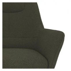 Rendez Vous Déco Fauteuils Rocking-chair Kaki Effet Laine Bouclette En Tissu -Fauteuils, poufs et repose-pieds Soldes rocking chair kaki effet laine bouclette en tissu 4